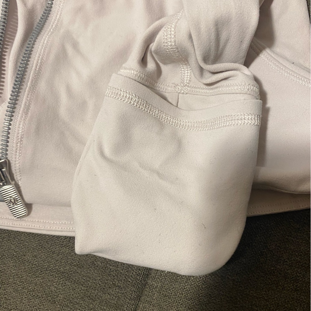 Lululemon Asymmetrical Hoodie size 6 color light blush pink - Picture 3 of 7